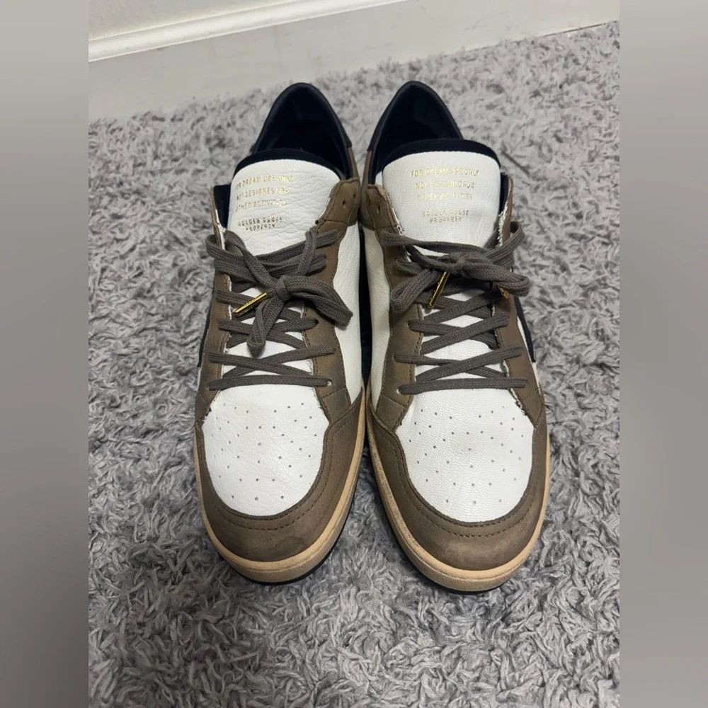 Golden Goose Men's Black and Brown Sneakers - Picture 2 of 15